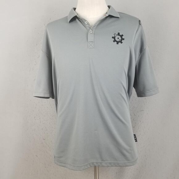 SCOTTeVEST Polo Shirt Mens XL Gray TEC Technology Enabled Clothing Travel Pocket - Picture 1 of 16
